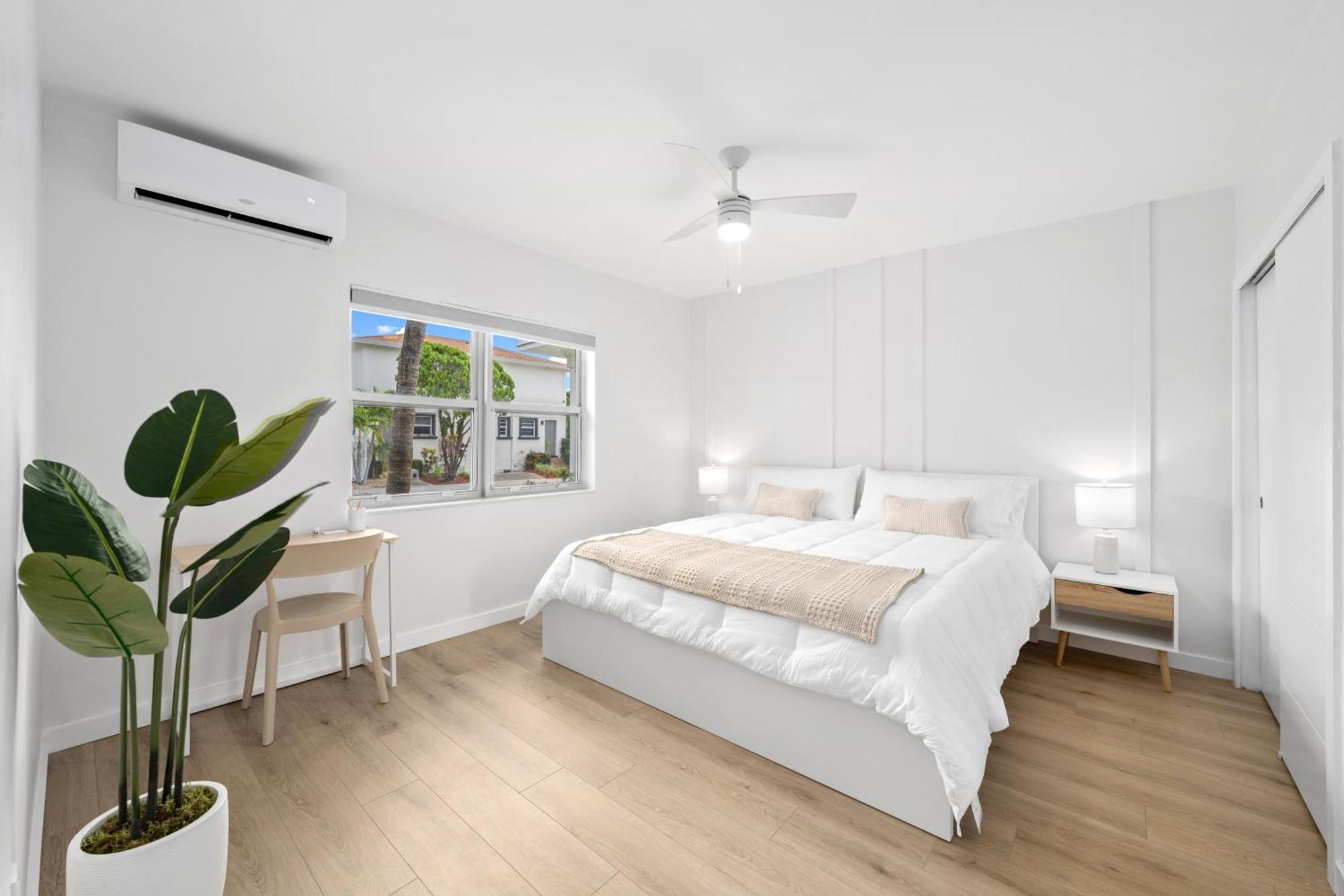 M Lake Worth Beach - Modern Villas Near West Palm Beach, Chic Retro Vibes, King Bed, Cozy Backyard, Bbq, Workspace, High-Speed Internet, Free Parking, 5 Minutes To Downtown & Beach Exterior photo