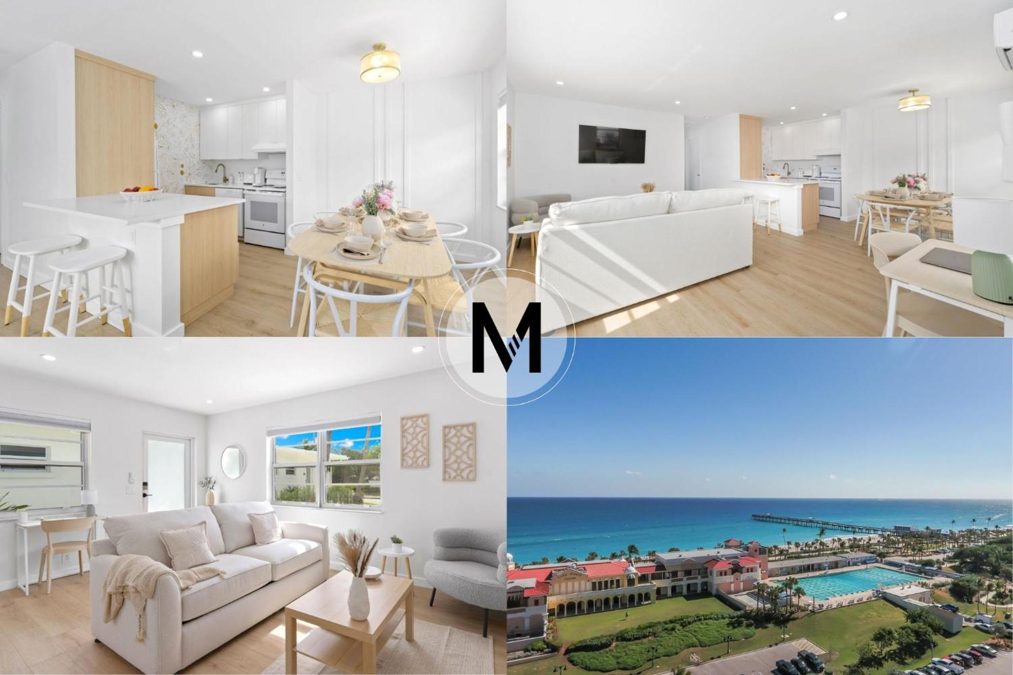 M Lake Worth Beach - Modern Villas Near West Palm Beach, Chic Retro Vibes, King Bed, Cozy Backyard, Bbq, Workspace, High-Speed Internet, Free Parking, 5 Minutes To Downtown & Beach Exterior photo
